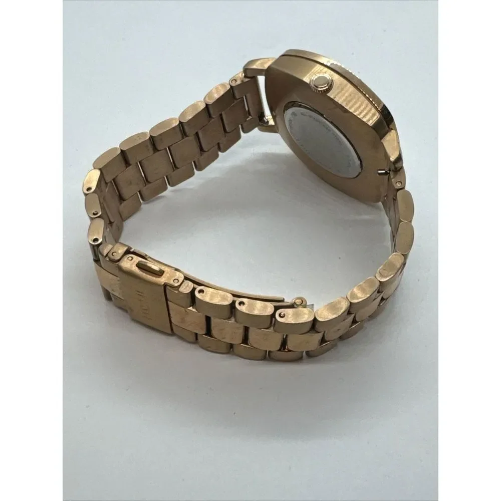Fossil Idealist ES4195 Unisex Rose Gold Stainless Steel Analog Dial Watch JNA360